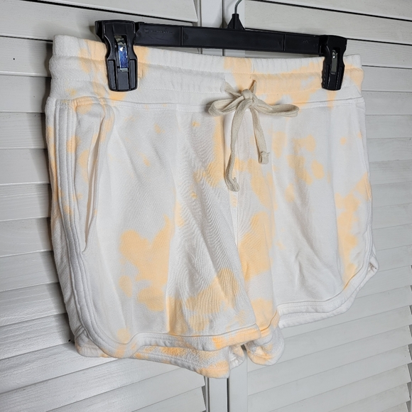 Sundry Pop of Peach Tie Dye Lounge Sweat Shorts Brand Sz 2 (US Sz MEDIUM 8-10) - Picture 4 of 11